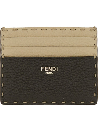 FENDI Mini Leather Card Holder