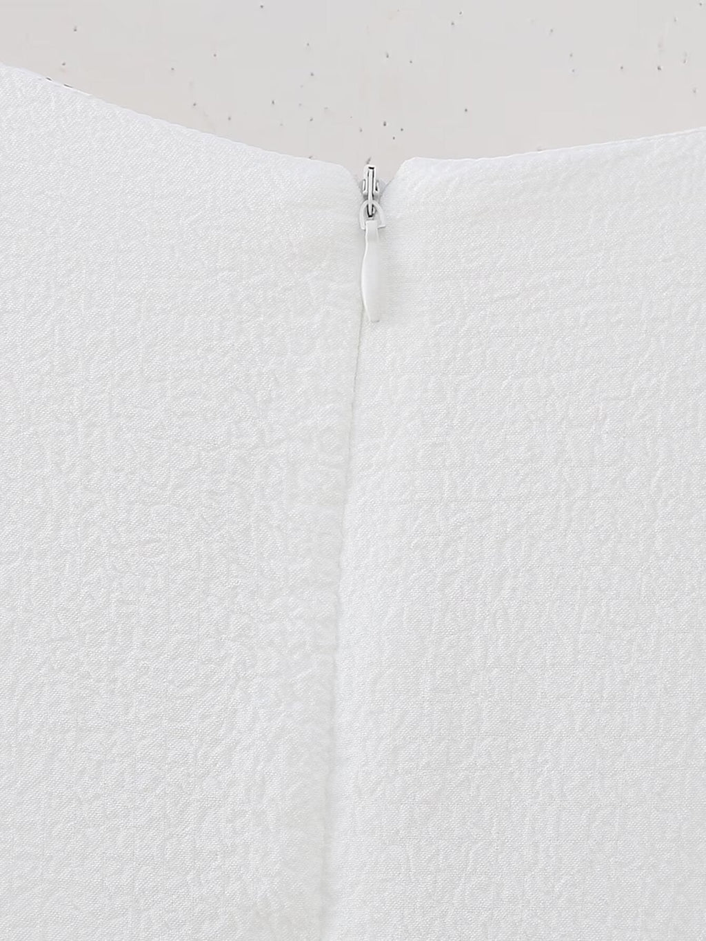 Sommer Aushöhlen Ausgeschnitten Bestickt Mittellanges Rüschenkleid Weiß Rüschen Damen