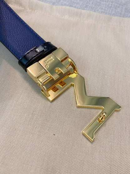 Montblanc M Buckle Reversible Leather Belt &