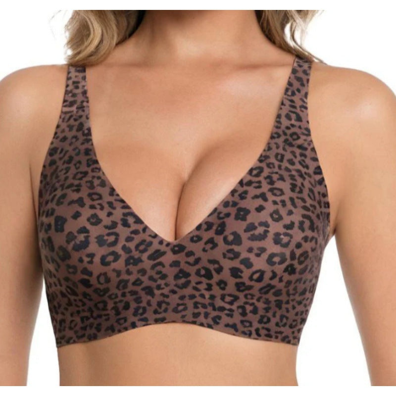 Lace Pattern Push-Up Support Bra