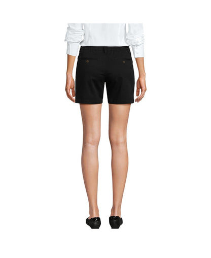 Lands End Womens Classic 7 Chino Shorts, Size 16