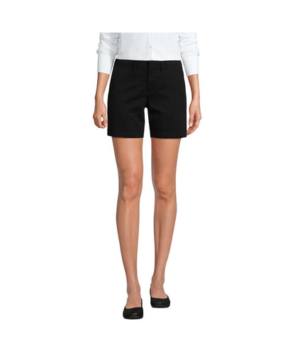 Lands End Womens Classic 7 Chino Shorts, Size 16