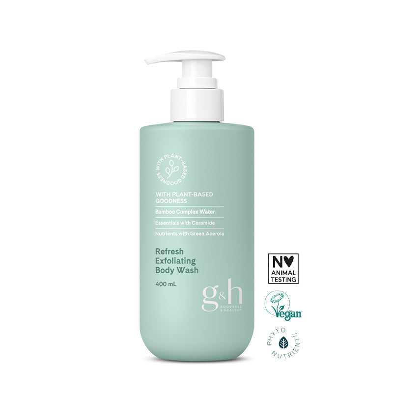 G&amp;H Refresh Exfoliating Body Wash, 400 ml
