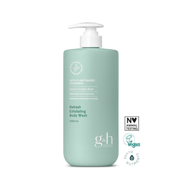 G&amp;H Refresh Exfoliating Body Wash 1000 ml
