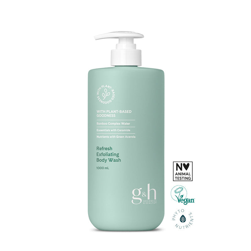 G&amp;H Refresh Exfoliating Body Wash 1000 ml