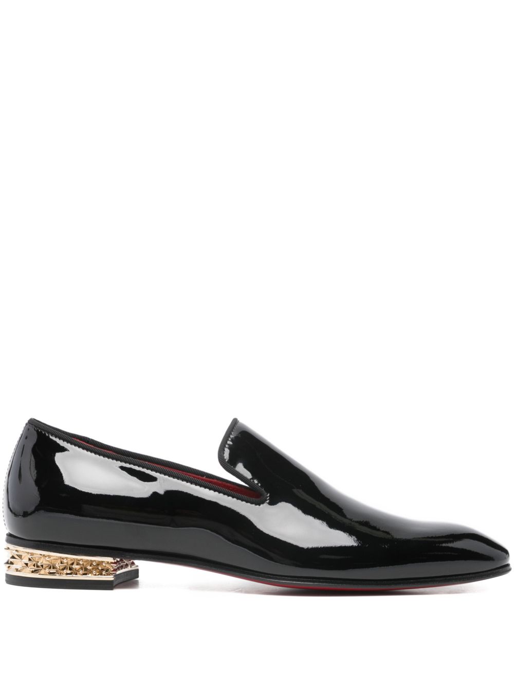 CHRISTIAN LOUBOUTIN Dandy Rocks Patent Leather Loafers for Men
