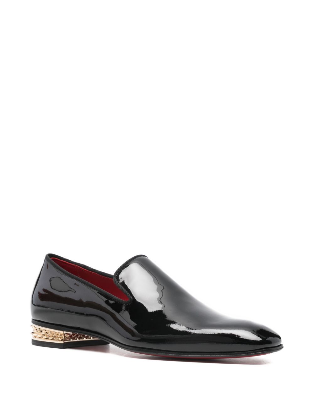 CHRISTIAN LOUBOUTIN Dandy Rocks Patent Leather Loafers for Men