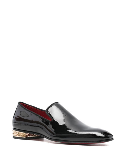 CHRISTIAN LOUBOUTIN Dandy Rocks Patent Leather Loafers for Men