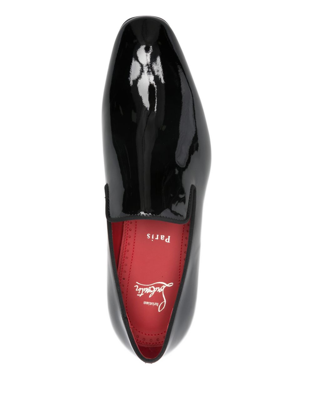 CHRISTIAN LOUBOUTIN Dandy Rocks Patent Leather Loafers for Men
