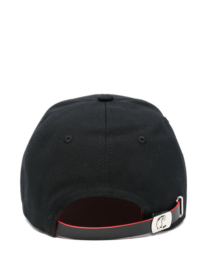 CHRISTIAN LOUBOUTIN Studded Adjustable Baseball Cap