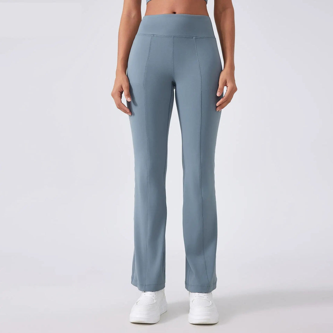 Yoga Pants Women High Waist Hip Lift No Embarrassment Line Tights Pocket Sports Fitness L Bell Bottom Pants by Wanita Store