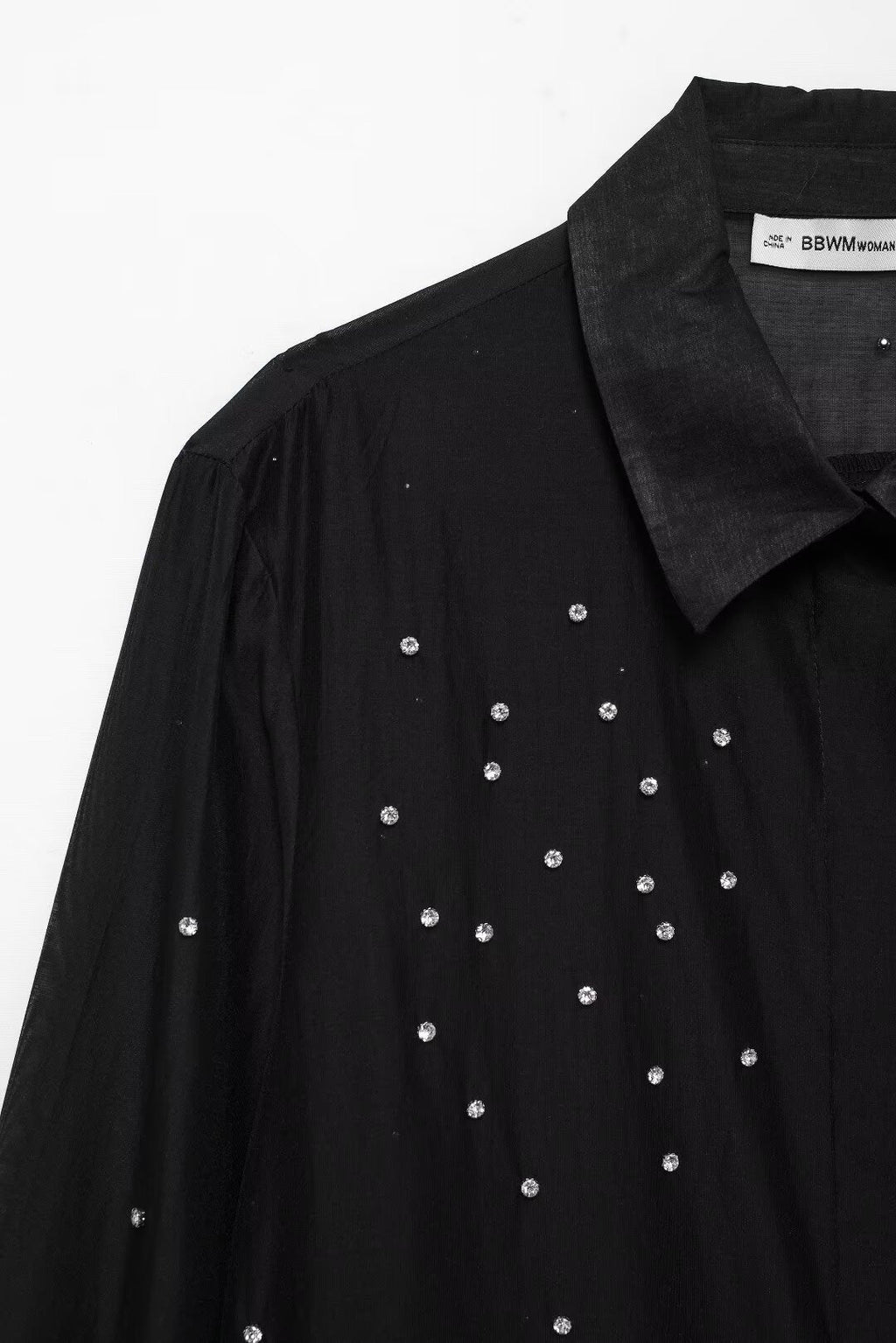 Fall Women Clothing Simple Jewelry Embroidery Shirt