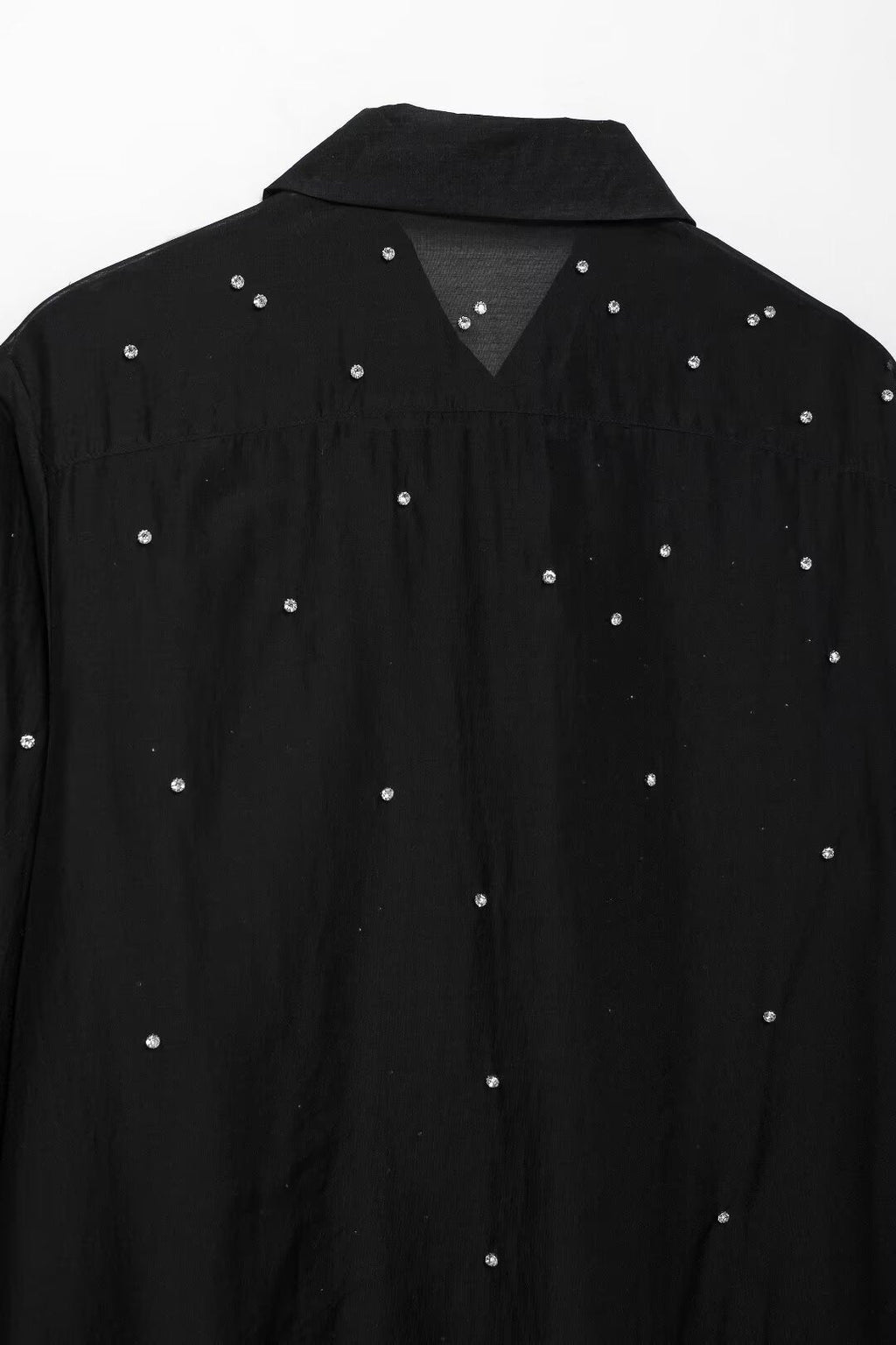 Fall Women Clothing Simple Jewelry Embroidery Shirt