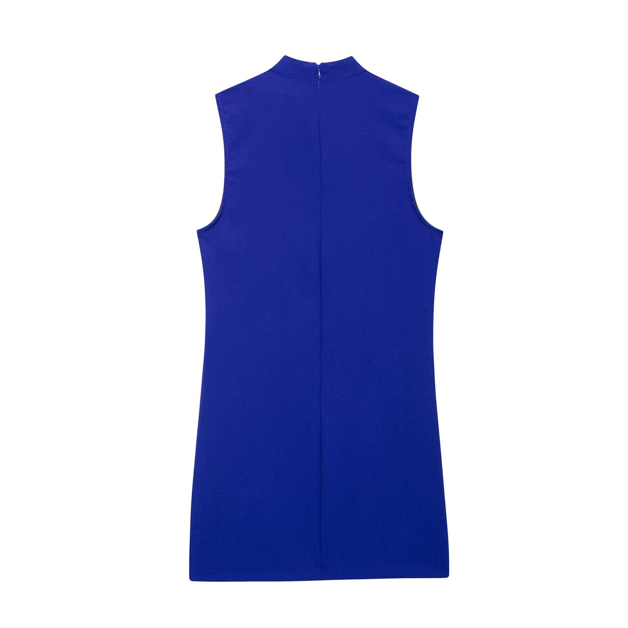 Fall Women Clothing Casual Simple Short Sleeveless Dress
