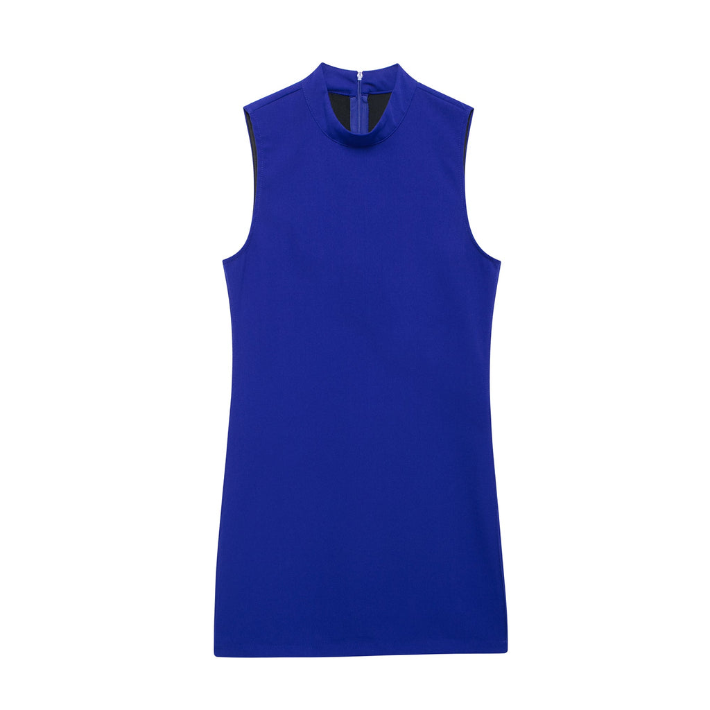 Fall Women Clothing Casual Simple Short Sleeveless Dress