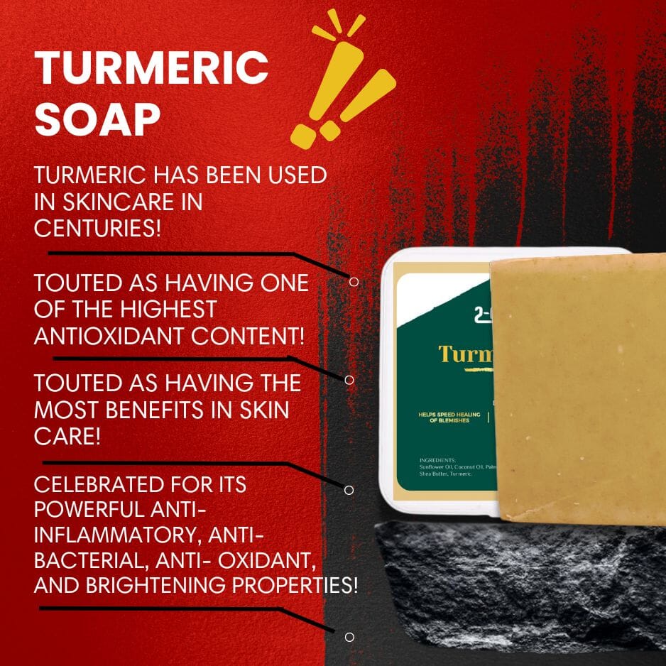 Turmeric Face Bar for Dark Spots &amp; Uneven Skin