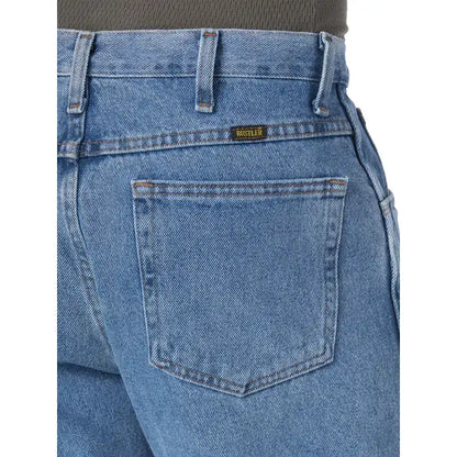 Rustler Mens Regular Fit Straight Leg Jeans, 30x32