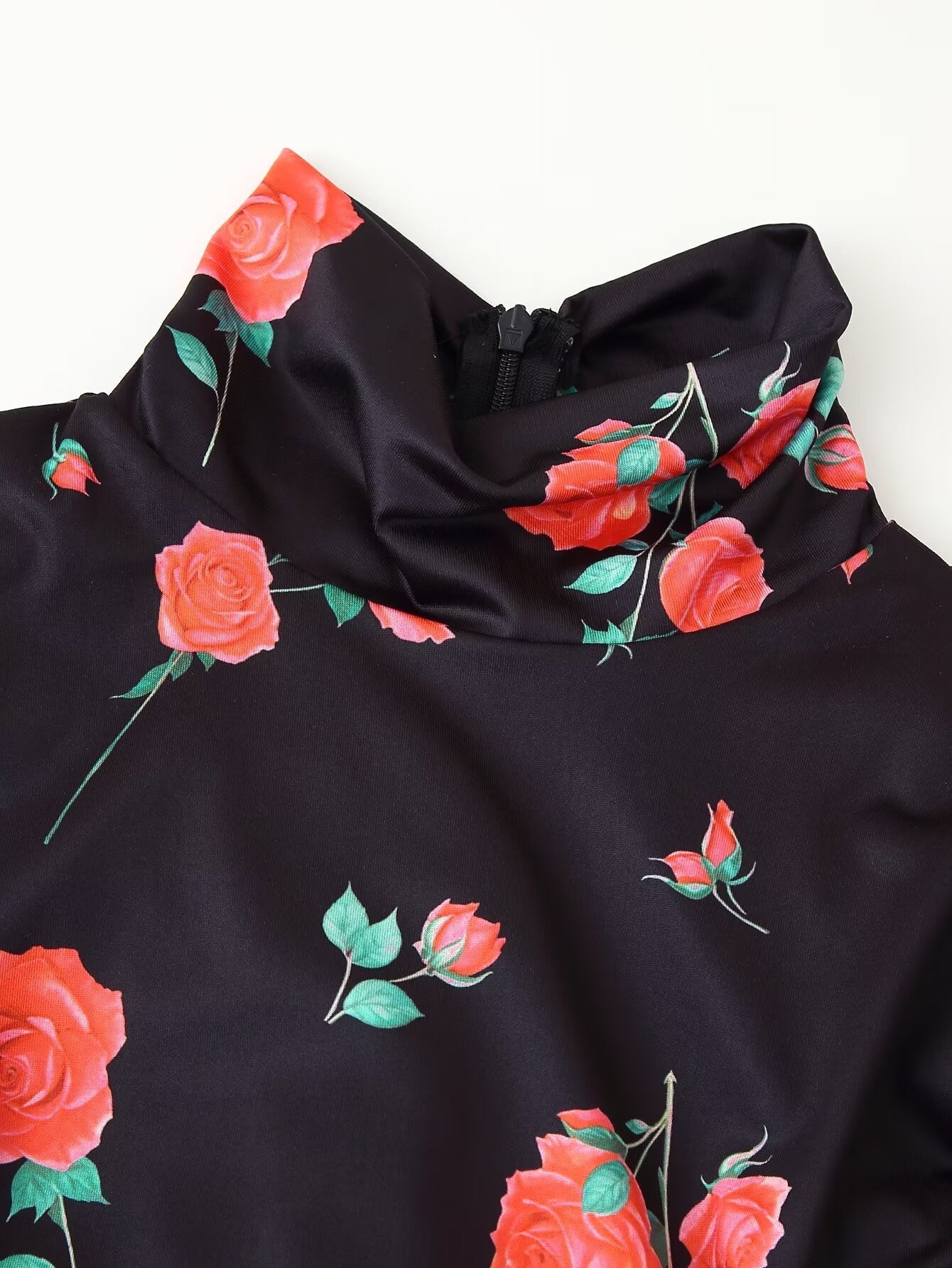 Frühling Sommer Sexy Eng Anliegendes Rüschen-Hüftkleid