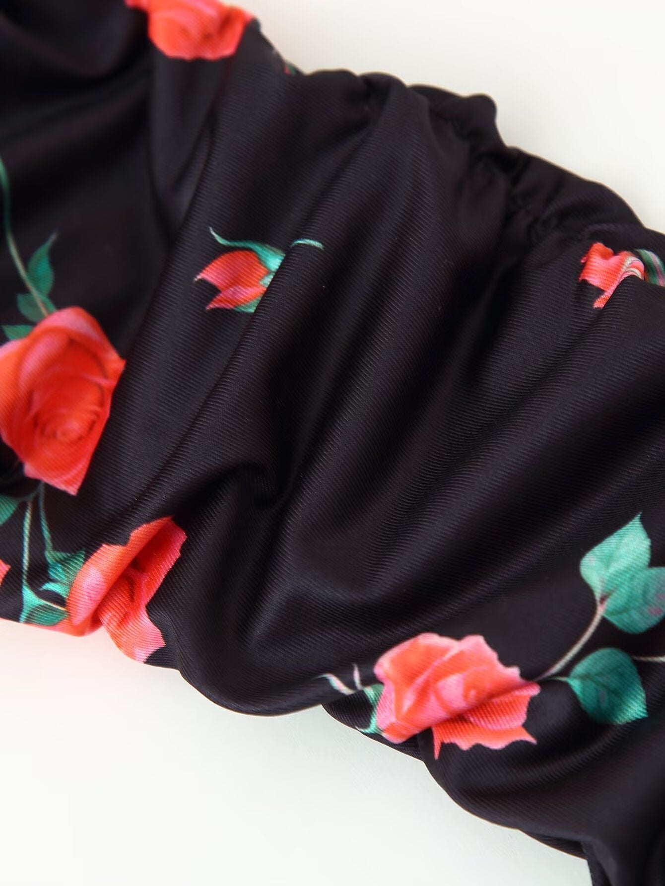 Frühling Sommer Sexy Eng Anliegendes Rüschen-Hüftkleid