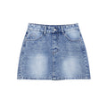 Damen Minirock mit hoher Taille in A-Linie
