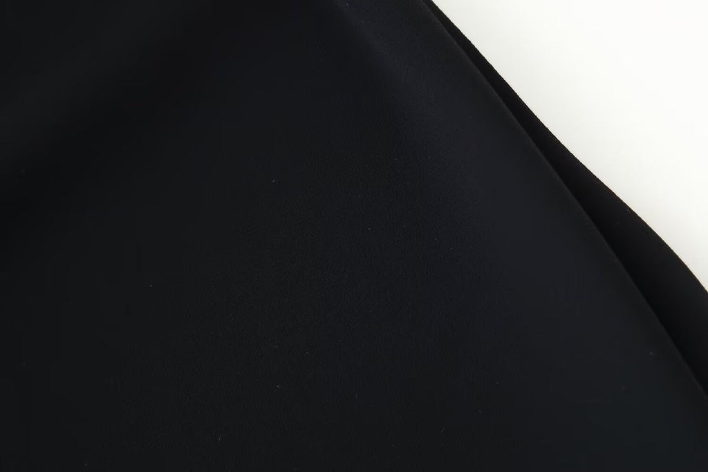 Sommer Damen Kleidung Laminiert Dekoration Hängender Kragen Maxi-Kleid Damen