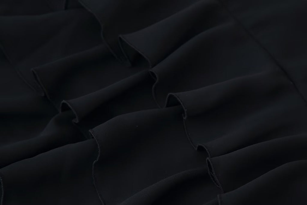 Sommer Damen Kleidung Laminiert Dekoration Hängender Kragen Maxi-Kleid Damen