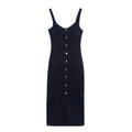 Women Clothing Denim Midi Length Sling Dress