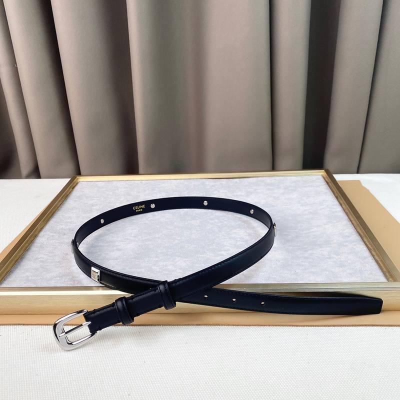 Celine Women Silver Buckle Belt &