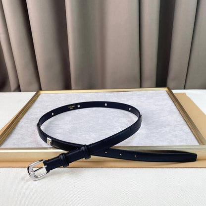Celine Women Silver Buckle Belt &