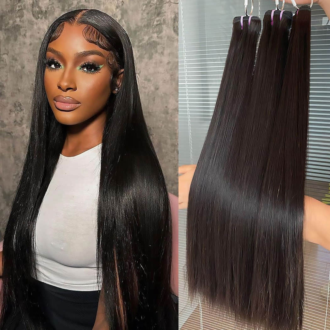 StariaHair 14-30 Inch Straight Vietnam Raw Hair Bundles 