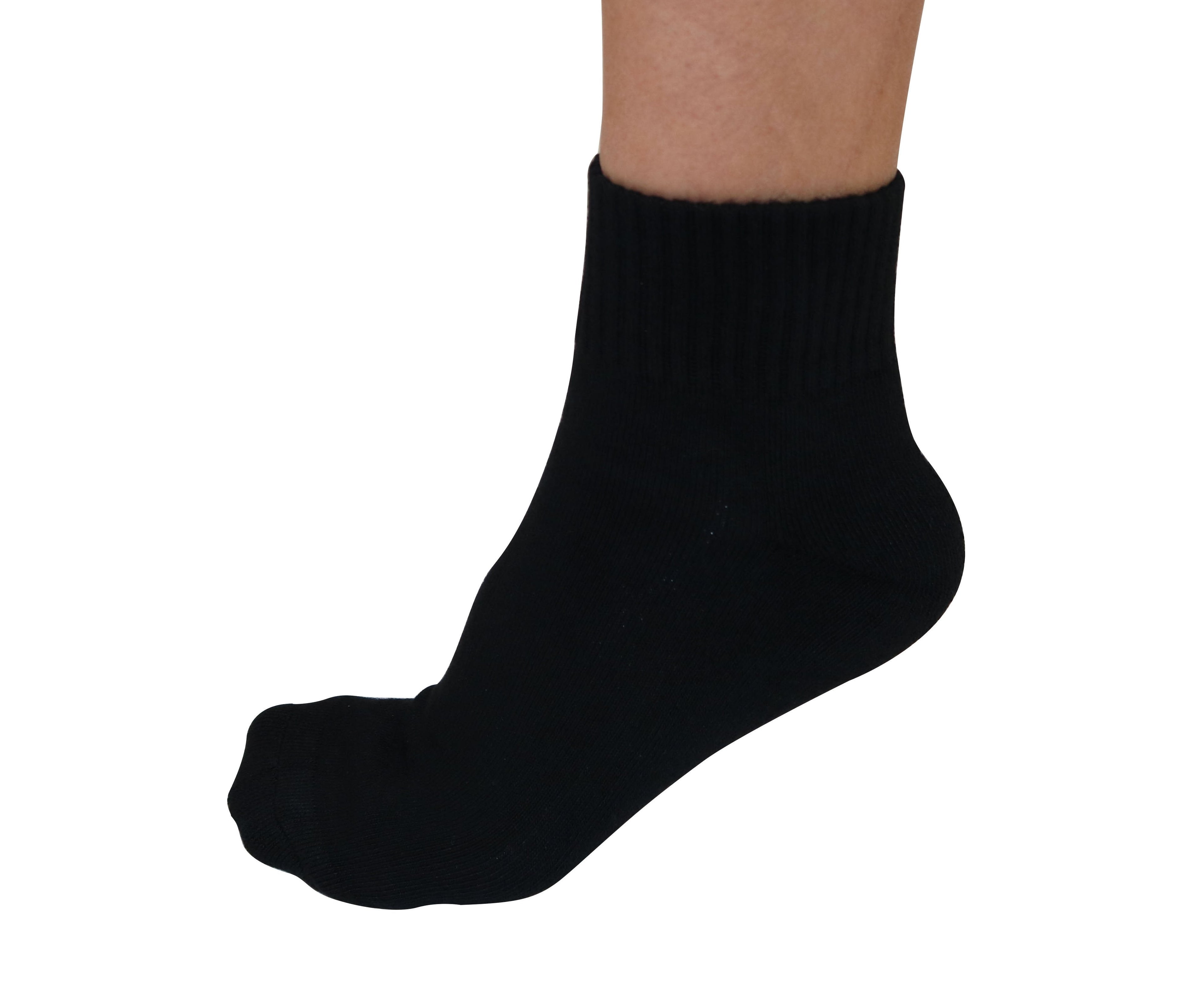Unisex 1/4 Crew Bamboo Viscose Socks – Ankle Sport Socks