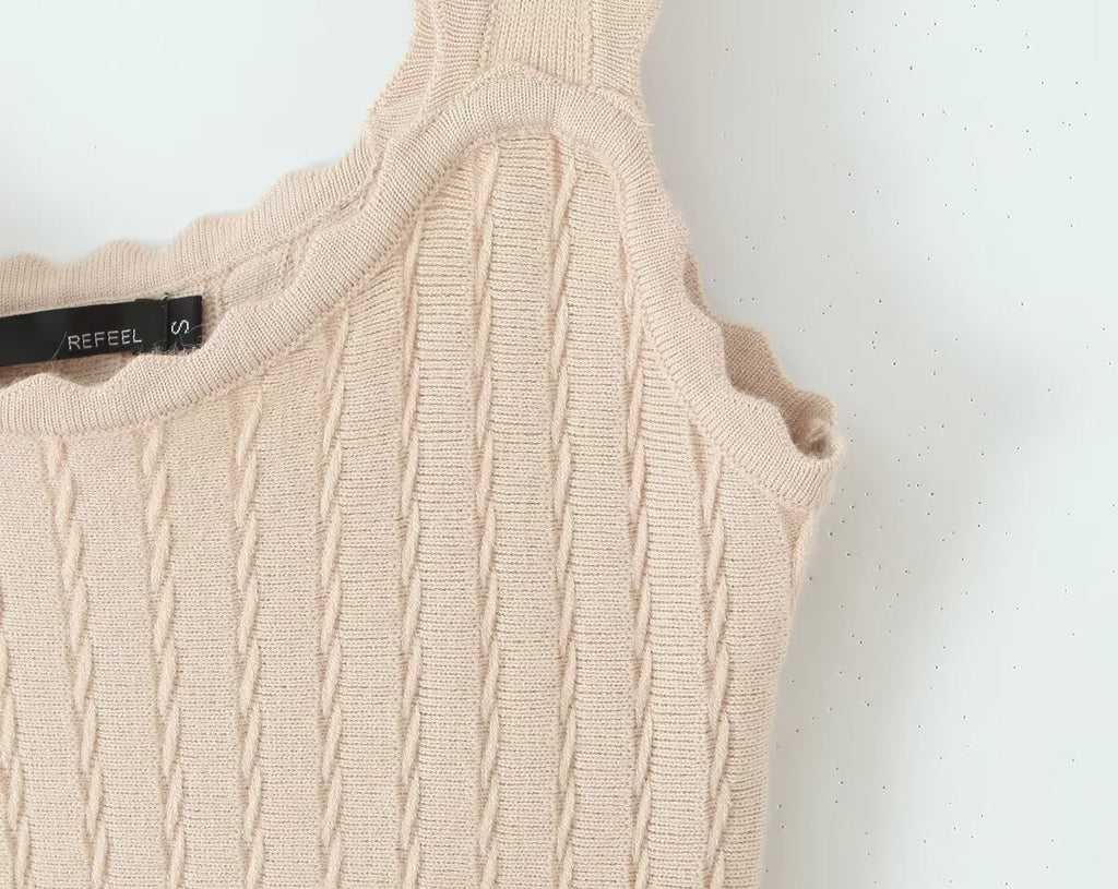 Gestrickte Cardigan-Westen-Kleider-Sets Damen Modifiziert Brust-Taille Einteiliges Langärmeliges Strickkleid
