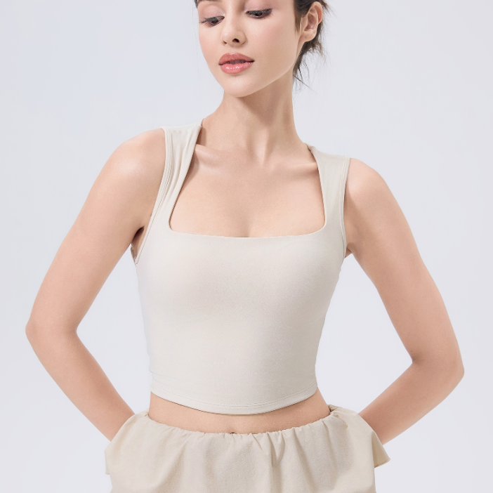 Schnelltrocknende Sportunterwäsche Damen Verstellbarer Stoßfester Outdoor Lauf-BH Fitness Yoga Wear Weste