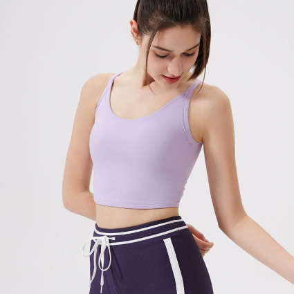 Cloud Sense Knot Beauty Back Yoga Unterwäsche Damen Stoßfest Yoga Kleidung Top Oberbekleidung Lauf-BH Workout Yoga Weste
