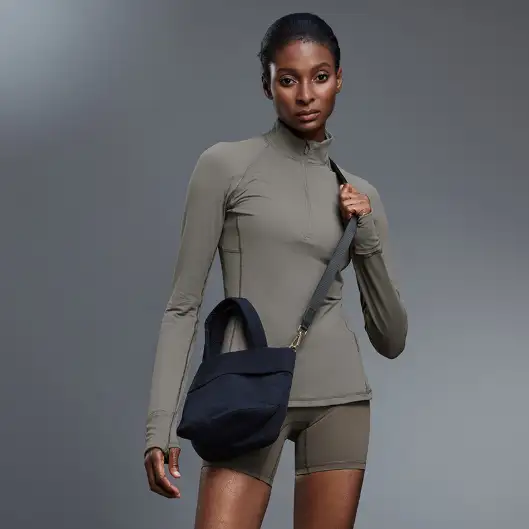 Autumn Half Long Sleeve Zipper Yoga Clothes Stand up Collar Slim Fit Slimming Workout Top Running Sports T shirts by Wanita Store