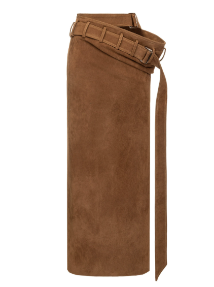 Rock Damen Herbst Persönlichkeit Modischer Uni-Design High Waist Rock