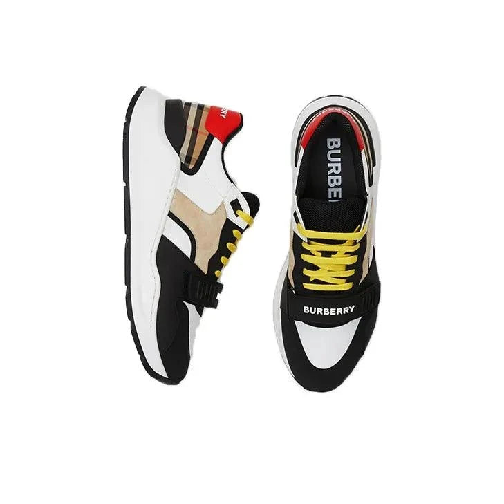 Burberry Panelled Low Top Sneakers
