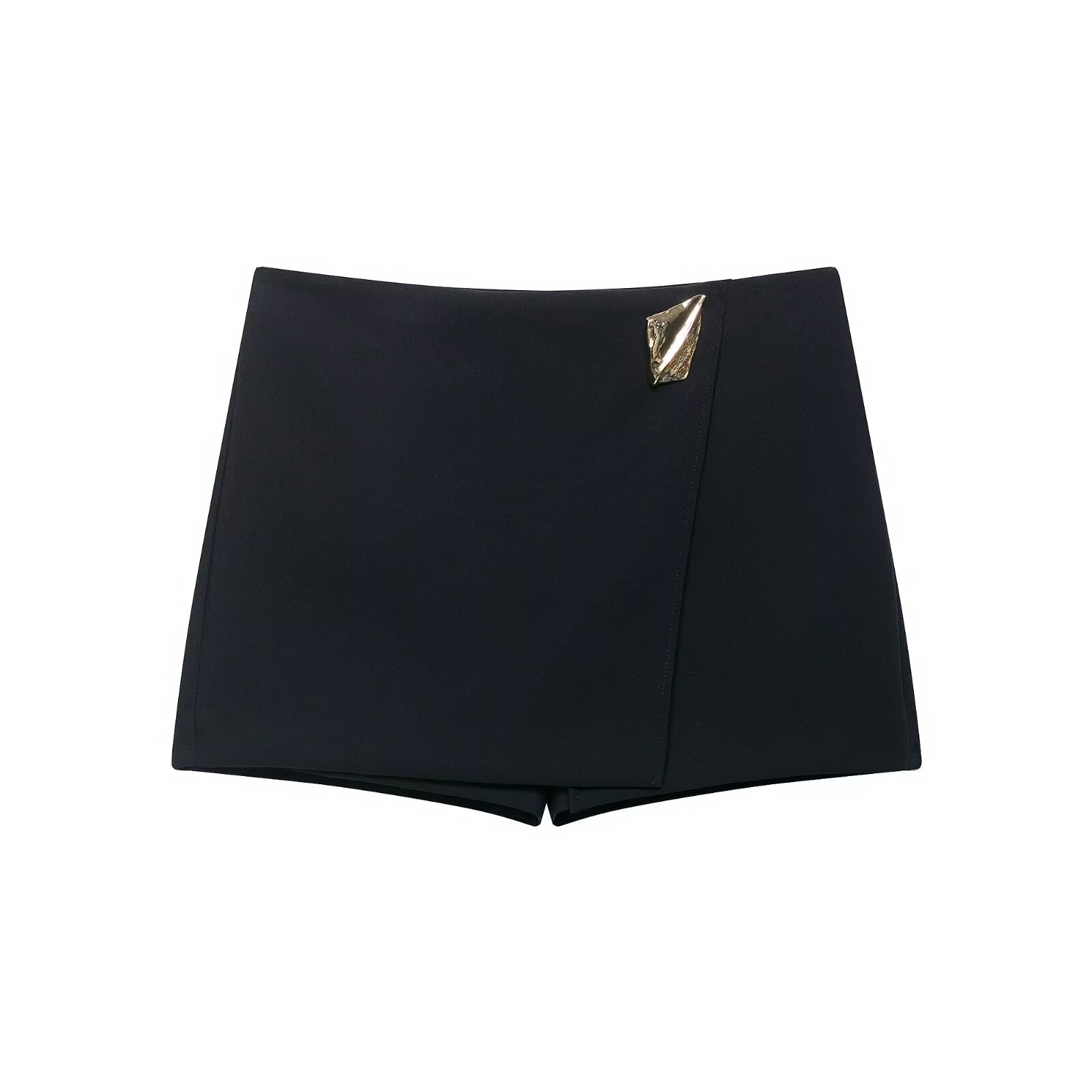 Women Clothing Autumn Fashionable Asymmetric Culottes Casual Shorts