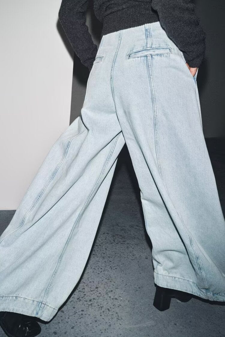 Damenbekleidung Herbstserie High Waist Balloon Jeans