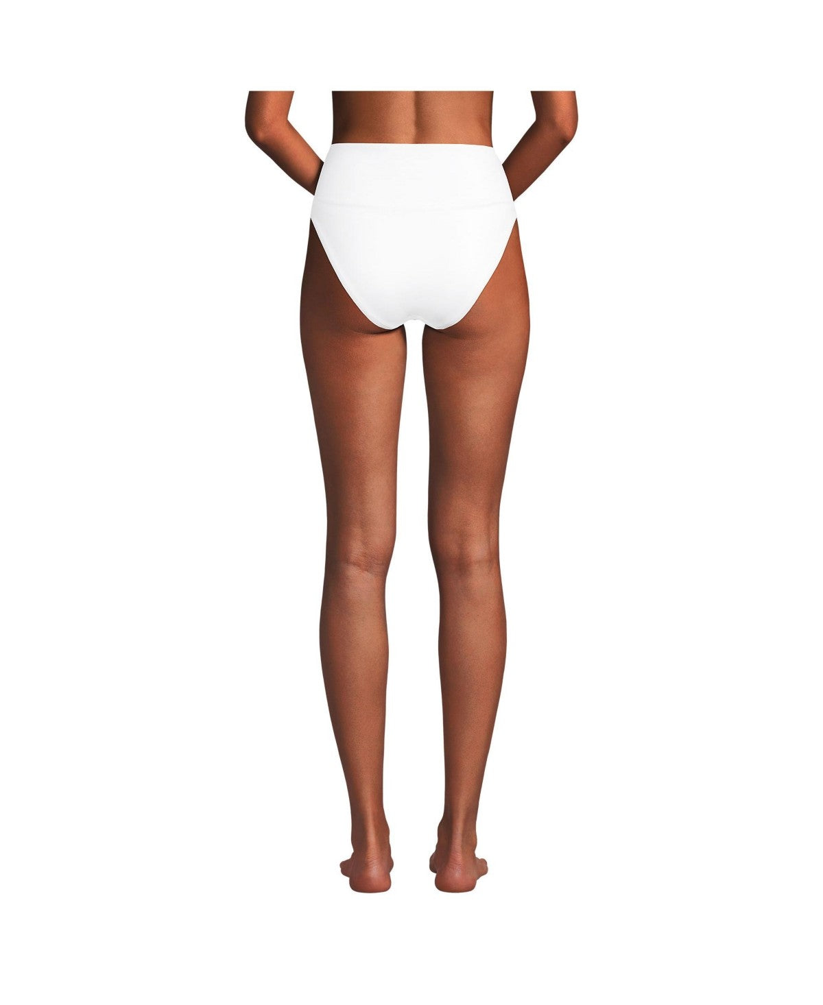 Lands End Retro Tummy Slimmer High-Waist Bikini Bottoms