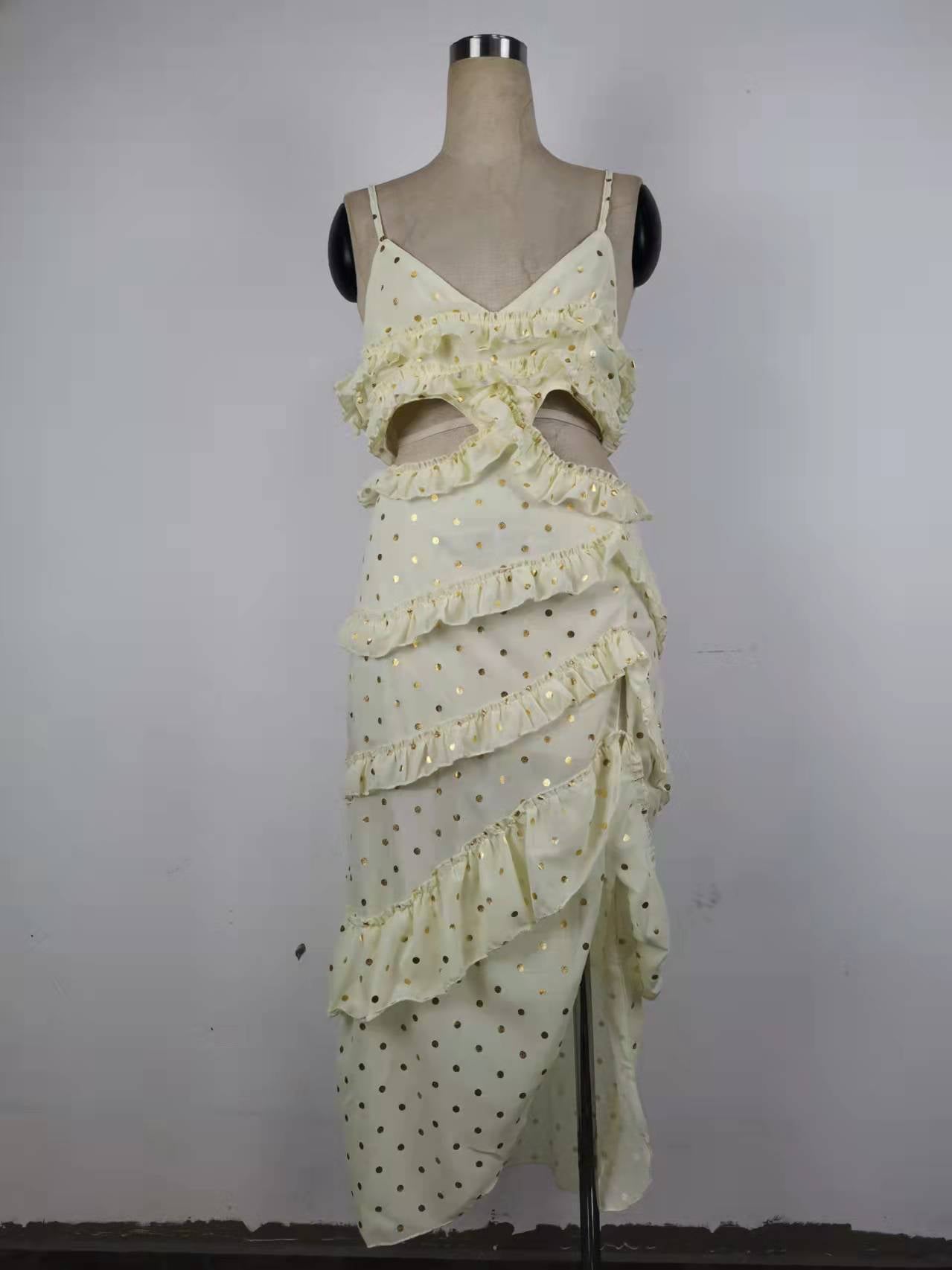 Kleid Pailletten Thailand Sanya Strandurlaub Reise Maxikleid