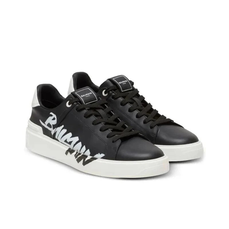 BALMAIN B Court Low-Top Sneakers &
