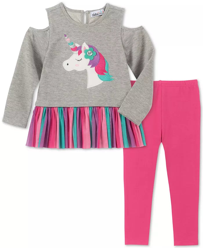 Kids Headquarters Baby Girls Tunic &amp; Leggings Set, 24Months