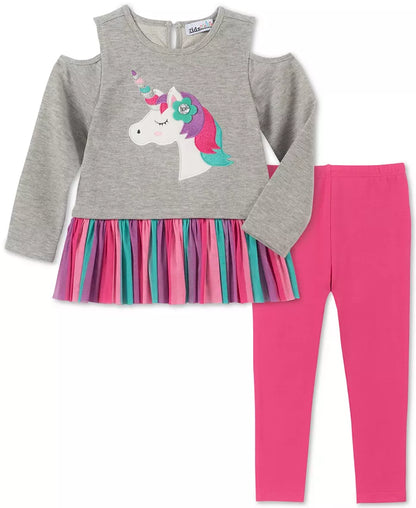 Kids Headquarters Baby Girls Tunic &amp; Leggings Set, 24Months
