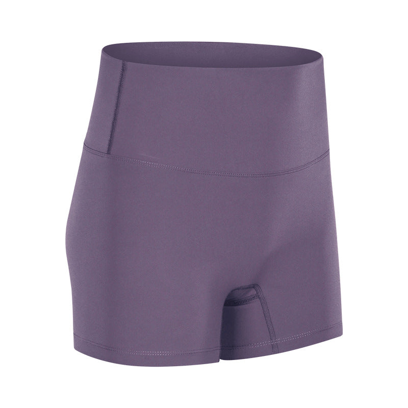 Frühling Sommer Nicht Peinliche Yoga-Shorts Damen Doppelseitig Gebürstet Training Laufen Sporthose