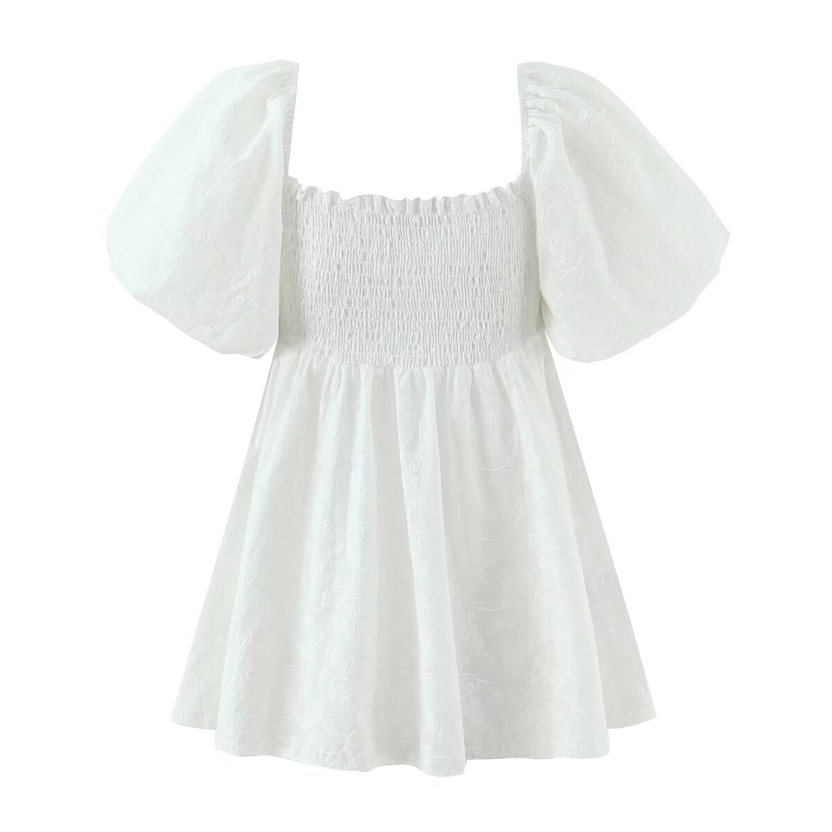 Sweet Puff Sleeve Niche Doll Shirt for Women Spring Autumn All Matching Pullover Loose Top