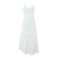 Women Clothing Exquisite Embroidered Floral Strap Dress