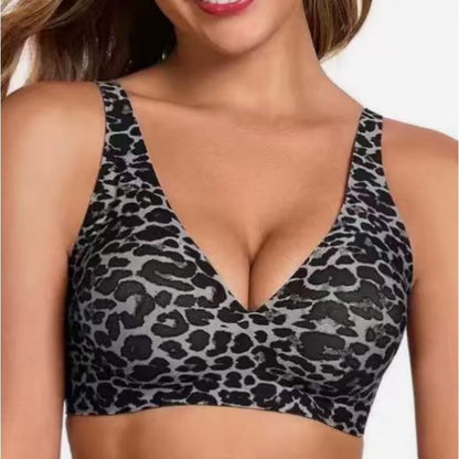 Lace Pattern Push-Up Support Bra