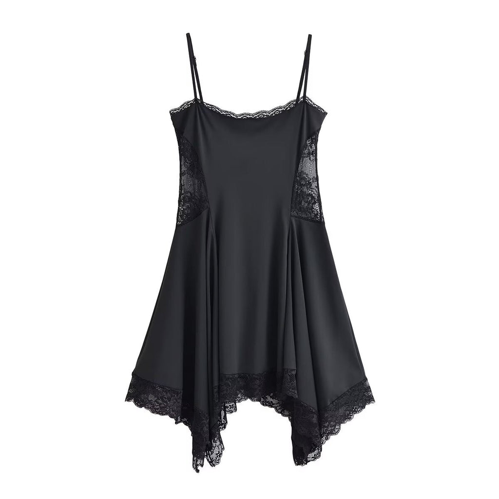 Women Clothing Summer Sexy Lace Strap Short Dress
