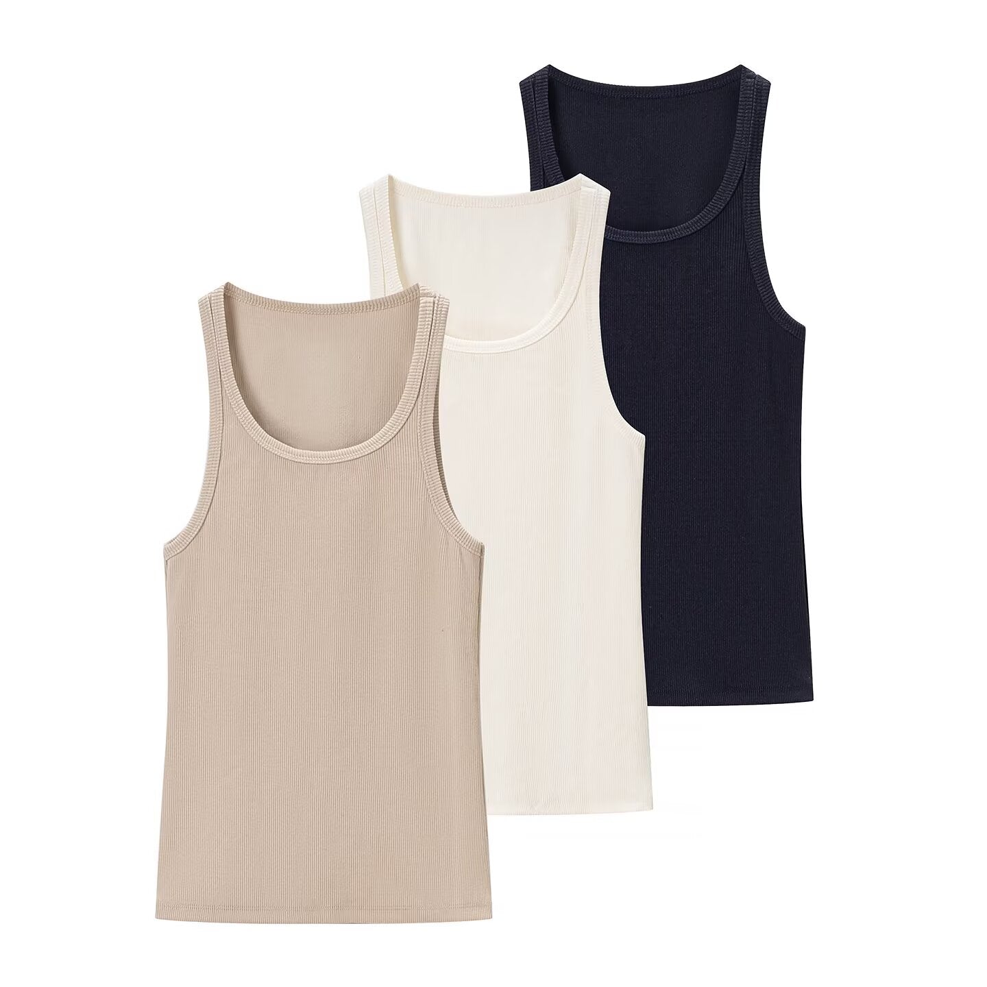Spring Women Clothing Sexy Sexy round Neck Sleeveless Rib Sling Top